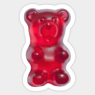 gummy bear (red) Sticker